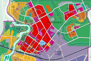 Генеральный план города Кингисеппа