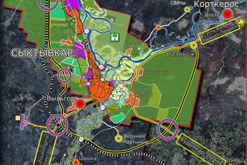 Генеральный план города Сыктывкара